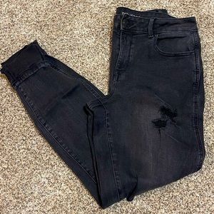 Maurices M Long High Rise Distressed Skinny Jean